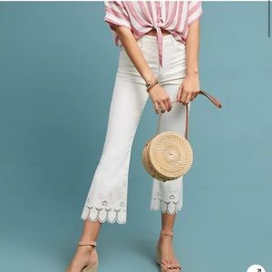 NWT Anthropologie Pilcro High-Rise Cropped Jeans